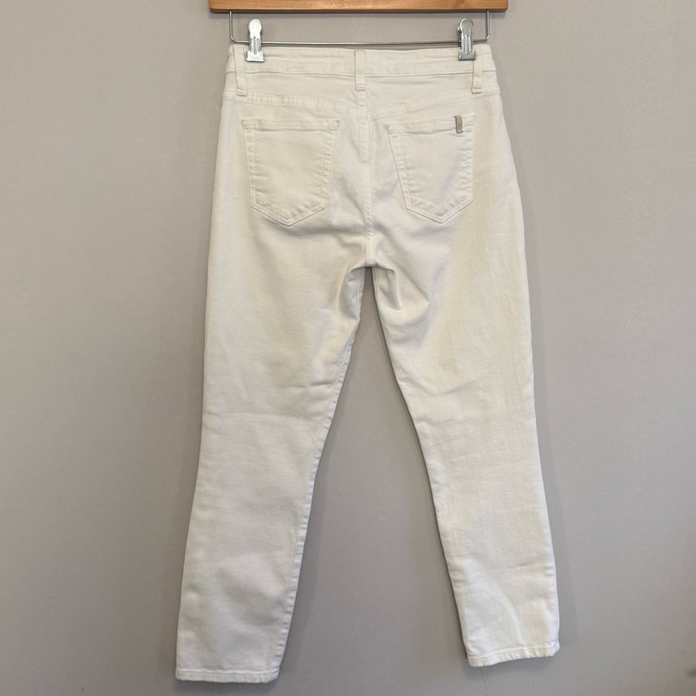 Joe's Jeans Women's Off-White Straight-Leg Jeans - Picture 8 of 16